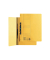 Einhakhefter 100551892, A4 gelb halber Vorderdeckel, Karton 250g