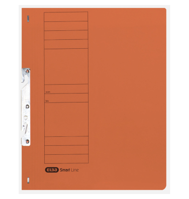 Einhakhefter - 100551888, A4 orange ganzer Vorderdeckel, Manilakarton RC 250g