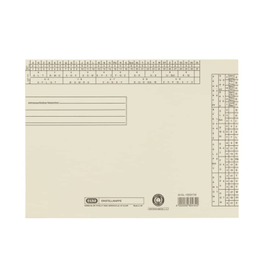 Einstellmappe A4 chamois