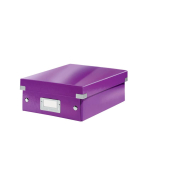 Archivbox 6057-00-62, A5, violett, Graukarton mit PP-Folie laminiert
