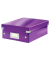 Archivbox 6057-00-62, A5, violett, Graukarton mit PP-Folie laminiert