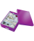 Archivbox 60580062, A4, violett, Graukarton mit PP-Folie laminiert