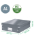 Aufbewahrungsbox Click & Store WOW 60580062, abnehmbarer Deckel, au&szlig;en 37x28,1x10cm (TxBxH), Graukarton mit PP-Folie laminiert v