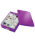 Aufbewahrungsbox Click & Store WOW 60580062, abnehmbarer Deckel, au&szlig;en 37x28,1x10cm (TxBxH), Graukarton mit PP-Folie laminiert v