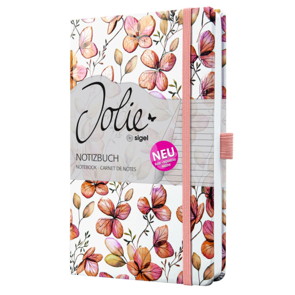 2 x Sigel Notizbuch Jolie Hardcover ca. A5 Clover Blush 174 Seiten lin