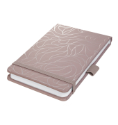 Notizbuch JN364, Jolie Beauty, ros&eacute;/silber, A6, punktiert, 100g, 79 Blatt / 158 Seiten