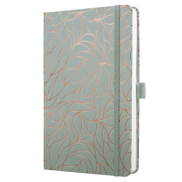 2 Stück Sigel Buchkalender 7J365, Jolie, mintgrün, kupfer, 1 Woche / 2 Seiten, 13,5x20,3cm (ca. A5), 2027 4004360762772 Sigel