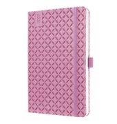Buchkalender 7J137, Jolie, hellpink, 1 Woche / 2 Seiten, 13,5x20,3cm (ca. A5), 2027