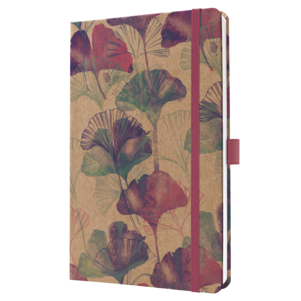 2 Stück Sigel Buchkalender 7J809, Jolie, braun, pink, violett, hellgrün, 1 Woche / 2 Seiten, 13,5x20,3cm (ca. A5), 2027 4004360763434 Sigel