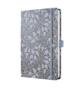 Buchkalender 7J361, Jolie, mittelblau, schwarz, 1 Woche / 2 Seiten, 13,5x20,3cm (ca. A5), 2027