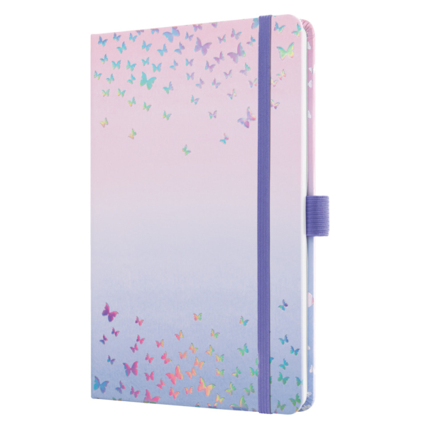 2 Stück Sigel Buchkalender 7J347, Jolie, violett, rosa, 1 Woche / 2 Seiten, 13,5x20,3cm (ca. A5), 2027 4004360763977 Sigel