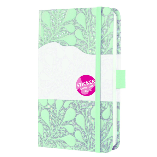 2 Stück Sigel Buchkalender 7J360, Jolie, schwarz, hellgrün, 1 Woche / 2 Seiten, 9,5x15cm (ca. A6), 2027 4004360764035 Sigel
