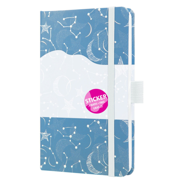 2 Stück Sigel Buchkalender 7J348, Jolie, blau, weiß, 1 Woche / 2 Seiten, 9,5x15cm (ca. A6), 2027 4004360764127 Sigel