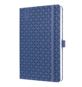 Buchkalender 7J101, Jolie, indigoblau, 1 Woche / 2 Seiten, 13,5x20,3cm (ca. A5), 2027