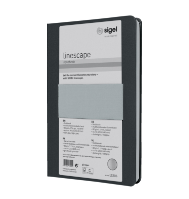 Notizbuch LS206, kariert, 80g, 88 Blatt