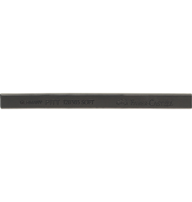 Kreidestift, 128303, schwarz soft, vierkant