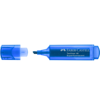 Textmarker TEXTLINER 46, 154652, blau, 2-5mm Keilspitze