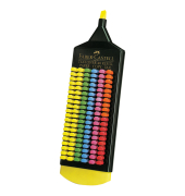 Textmarker 154829, Set, farbig sortiert, 1mm, 2mm, 5mm Keilspitze