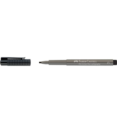 Calligraphiemarker Pitt Pen warmgrau IV