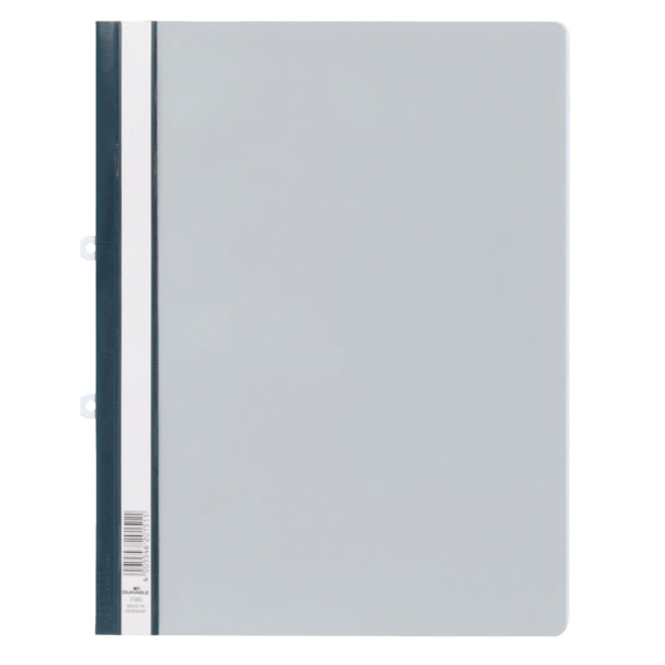 25 Stück Durable Schnellhefter Serie 2580 2580 10, A4, grau, Polyvinylchlorid (PVC), Vorderdeckel transparent 4005546201511 Durable