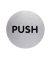 Hinweisschild PUSH
