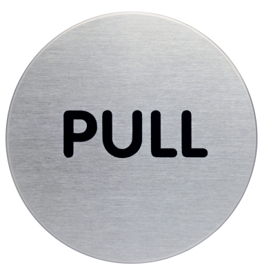 Hinweisschild PULL