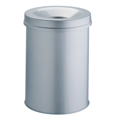 Papierkorb 3305 23, 15 Liter, rund, silbermetallic