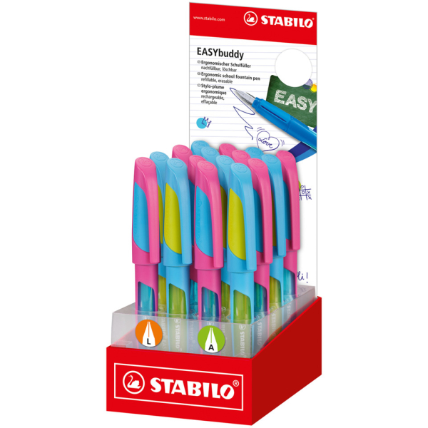 16 Stück Stabilo Füller Patrone A+L EASYbuddy Fresh Edit. 4006381580021 Stabilo