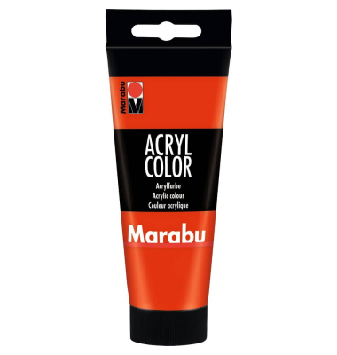 Acrylfarbe Color zinnoberrot