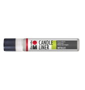 Candle Liner Metallic silber