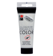 Acrylfarbe Color metallic wei&szlig;