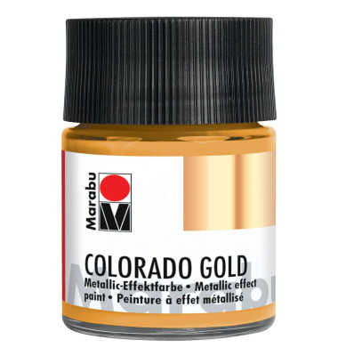Effektfarbe Metallic gold