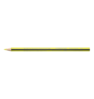 Farbstift Noris colour 187, 187-10, gelb, dreikant, Packung