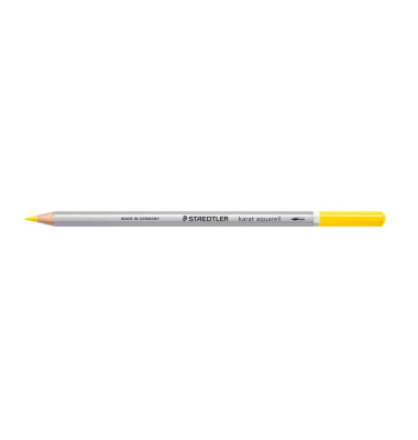 Aquarellstift karat&reg;, 125-1, gelb, Sechskantform