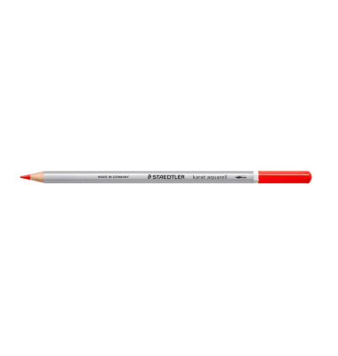 Aquarellstift karat&reg;, 125-2, rot, sechskant