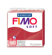 Modelliermasse Fimo weihnachtsrot