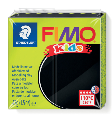 Modelliermasse Fimo schwarz