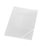Gummizugmappe - 300000552, A4 transluzent Polypropylen (PP) -, f&uuml;r ca. 100 Blatt (80 g/m&sup2;), mit 3 Einschlagklappen