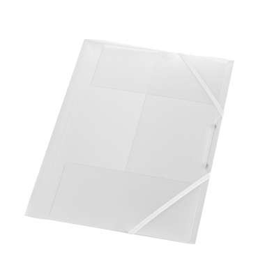Gummizugmappe - 300000552, A4 transluzent Polypropylen (PP) -, f&uuml;r ca. 100 Blatt (80 g/m&sup2;), mit 3 Einschlagklappen