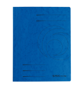 Schnellhefter easy orga 300003007, A4, blau, Karton, 240g, Vorderdeckel blau