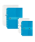 Dokumententasche Easy orga to go 300000735, A4, blau/transparent, Polypropylen, Druckknopfverschluss