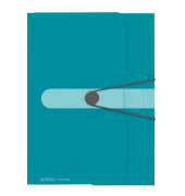 Gummizugmappe 300001345, A4 carribean Polypropylen