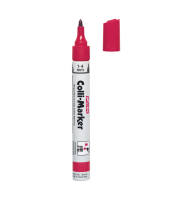Permanentmarker 300008699, rot, 1-4mm 