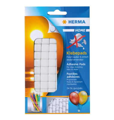 Klebepads 1350, 54 St&uuml;ck, wiederabl&ouml;sbar, wiederverwendbar