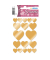 Schmucketikett Decor Herzen gold