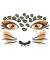 Sticker Face Art Leopard