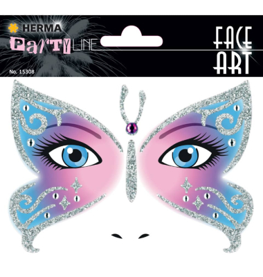 Sticker Face Art Butterfly