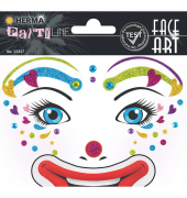 Sticker Face Art Clown Lotta