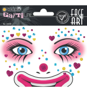 Sticker Face Art Clown Annie