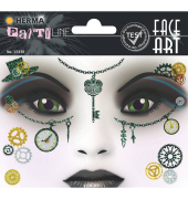 Sticker Face Art Steampunk Amelia